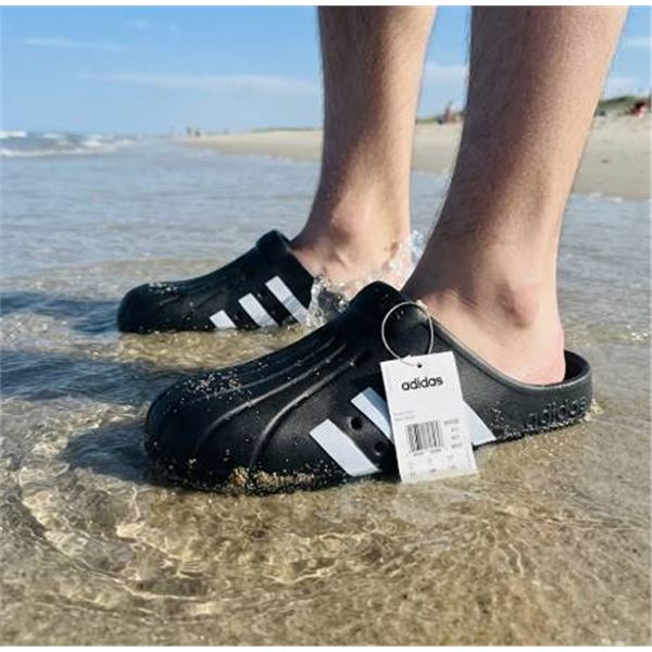 Adidas Adilette Clog Black Size 10