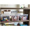 Image 1 : Gracious Living Plastic 39L Storage Bins, 3 Pack with lids