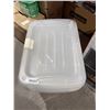 Image 4 : Gracious Living Plastic 39L Storage Bins, 3 Pack with lids