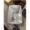Image 5 : Gracious Living Plastic 39L Storage Bins, 3 Pack with lids