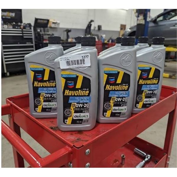 6 Bottles Havoline PRO-DS Full Synthetic 0W-2