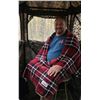 Image 1 : Life Comfort Red Plaid Polyester Blanket