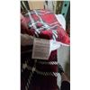 Image 3 : Life Comfort Red Plaid Polyester Blanket