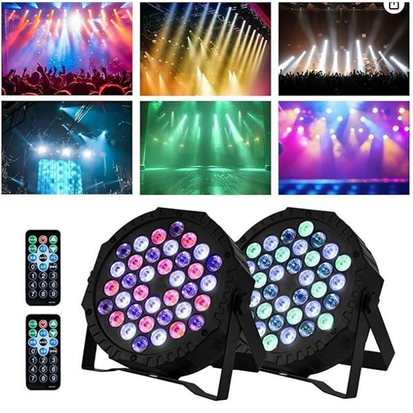 EasyDancing LED Par Light, RGB, DMX Control