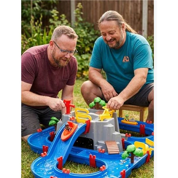AquaPlay Mountain Lake Water Playset 70 Pcs