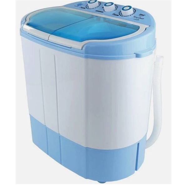 Pyle PUCWM22 2-in-1 Mini Compact Portable Washer and Spin Dryer