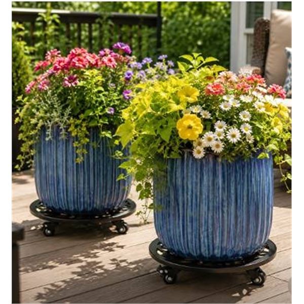 Inside Outside Garden Plant Caddy, 2 Pack - Caddy Only