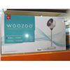 Image 2 : WOOZOO 360Â° Pedestal Fan, White