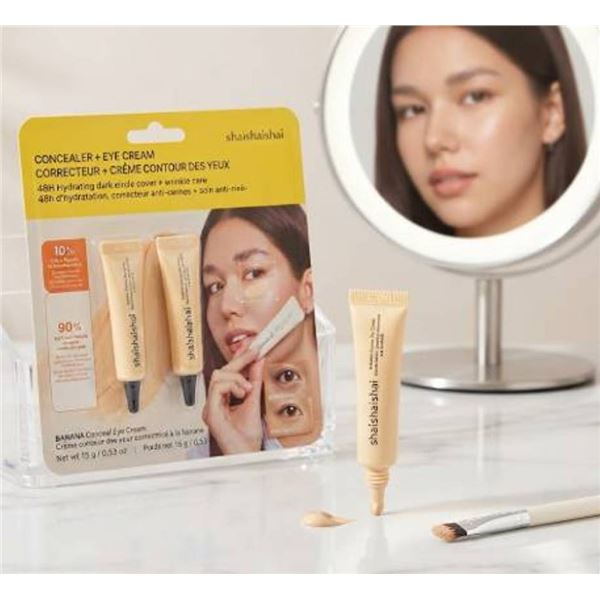 ShifaShai Banana Concealer Eye Cream Duo