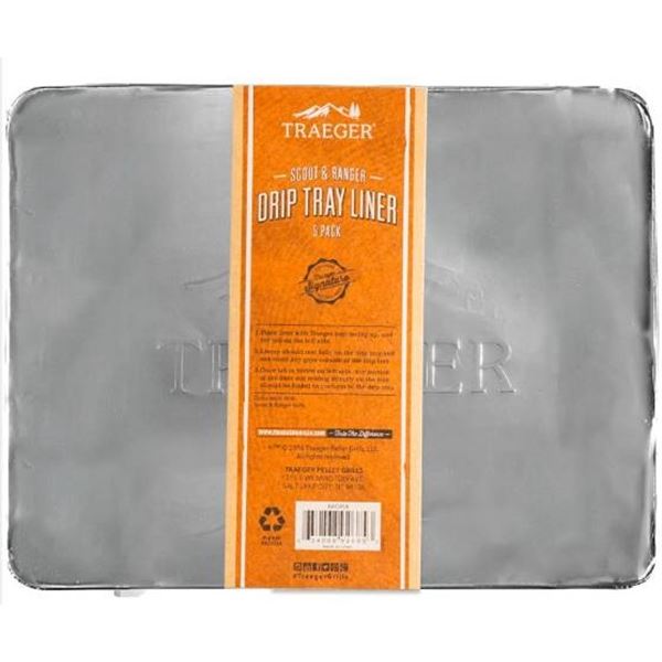 Traeger Ranger/Scout Drip Tray Liners, 9x4-Pk