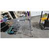 Image 2 : Metal Wire Shelving Unit on Casters 47x18x80"