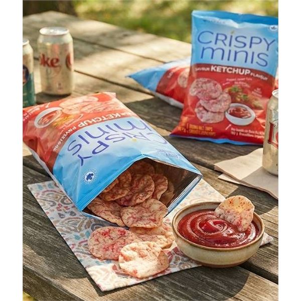 Crispy Minis Ketchup Brown Rice Chips