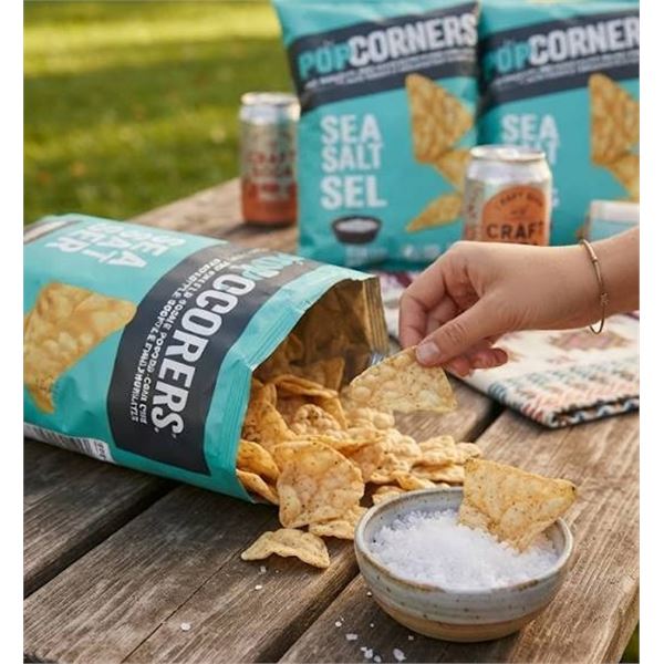 PopCorners Sea Salt Popcorn Chips 7oz Bag