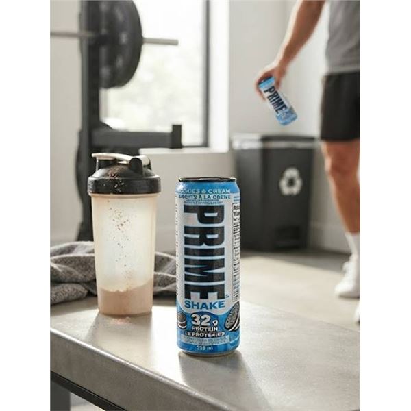 Prime Shake Cookies & Cream 325ml, 12 Pack