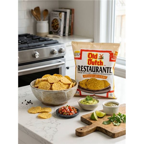 Old Dutch Restaurant Round Tortilla Chips 24 x 71g