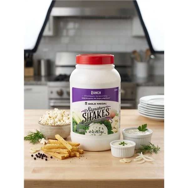 Gold Medal Signature Shakes Ranch Premium Seasoning 4 lb