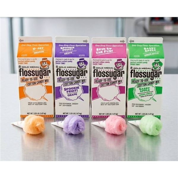 Gold Medal Flossugar Cotton Candy Mixed Lot