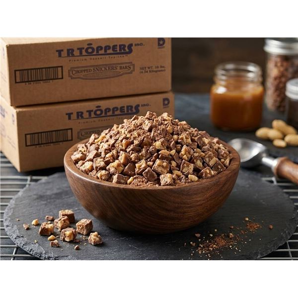 TR Toppers Chopped Snickers Bars, 10 lbs