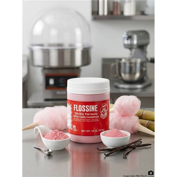 Flossine Silly Nilly Pink Vanilla 12 x 454g Jars