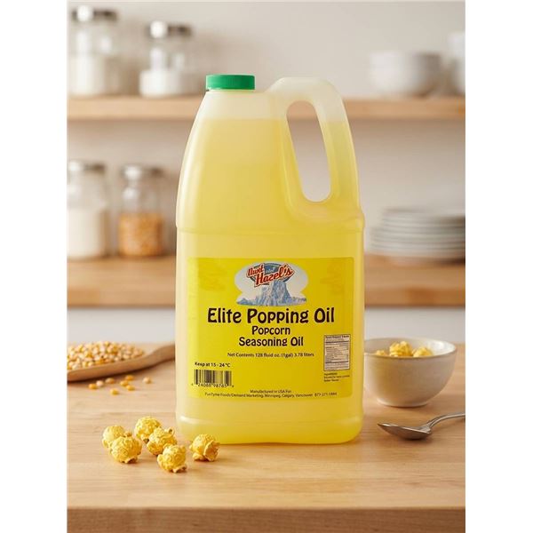 Aunt Hazelâ€™s Elite Popping Oil, 3.78L