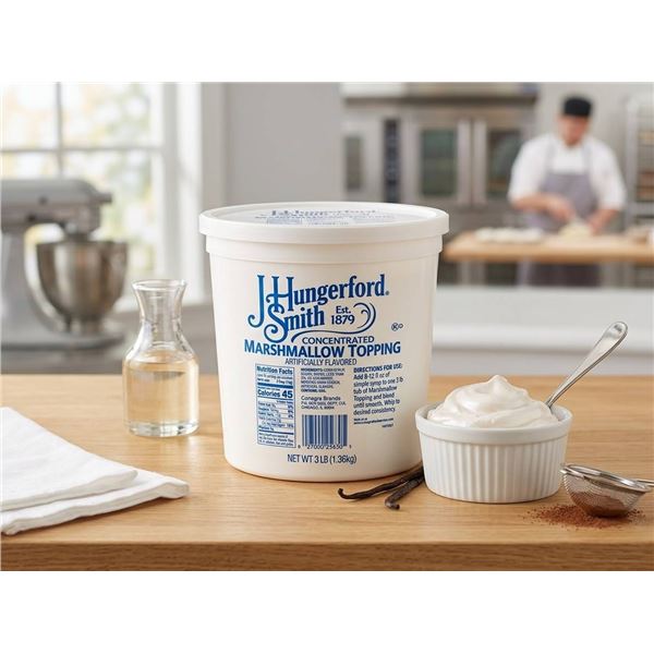 Hungerford Smith Concentrated Marshmallow Topping 3 lb