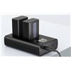 Image 2 : JYJZPB Battery & Charger Set for NP-FW50