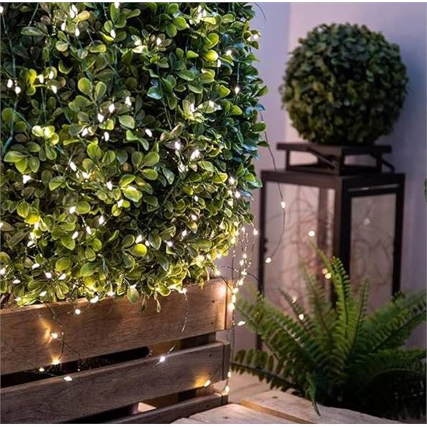 FULLBELL LED Fairy String Lights 200 LED Warm White