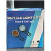 Image 3 : Lot of 2 Bicycle Light Kits Front and Tail Light