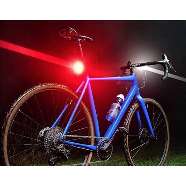 Lot of 2 Bicycle Light Kits Front and Tail Light