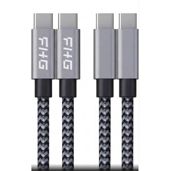 Lot of 2 - FHG USB 3.0 Cables, 3FT, Braided 2 Pack