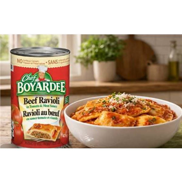 Chef Boyardee Beef Ravioli 12 x 425g Cans