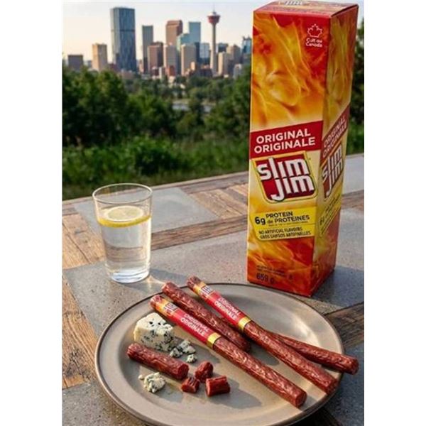 Slim Jim Original Spicy Sausage Snack 659g 24x27.5g