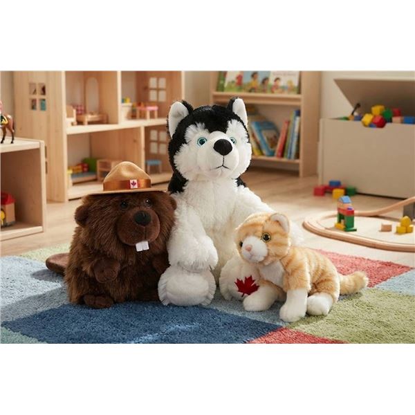 Stuffed Animal House Plush Toy Trio