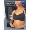 Image 2 : Halston Flex Bra 2-Pack, Size L/G