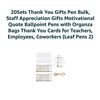 Image 3 : 20 Sets Thank You Ballpoint Pen Gift Sets