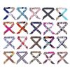Image 1 : 20 Pcs Printed Satin Skinny Scarves