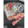 Image 3 : 20 Pcs Printed Satin Skinny Scarves