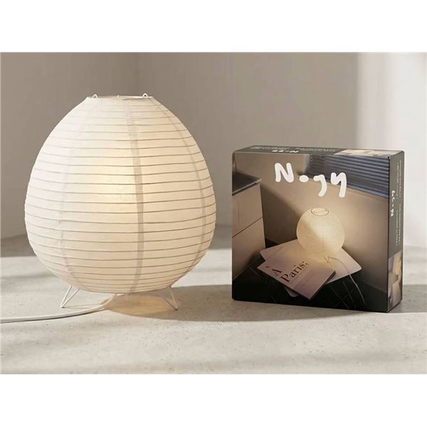 Nogy Small Rice Paper Lamp for Bedrooms