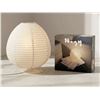 Image 1 : Nogy Small Rice Paper Lamp for Bedrooms