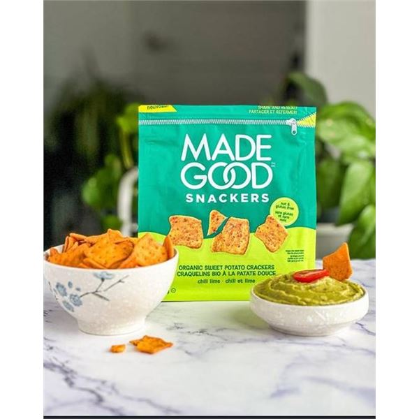MadeGood Organic Sweet Potato Crackers