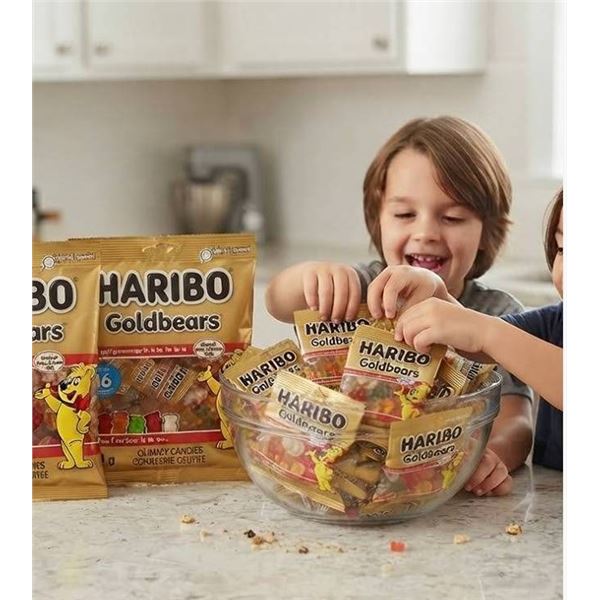 Lot of 2 - Haribo Goldbears Gummy Candies 221g