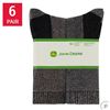 Image 1 : John Deere Men's Workwear Socks 6-Pack