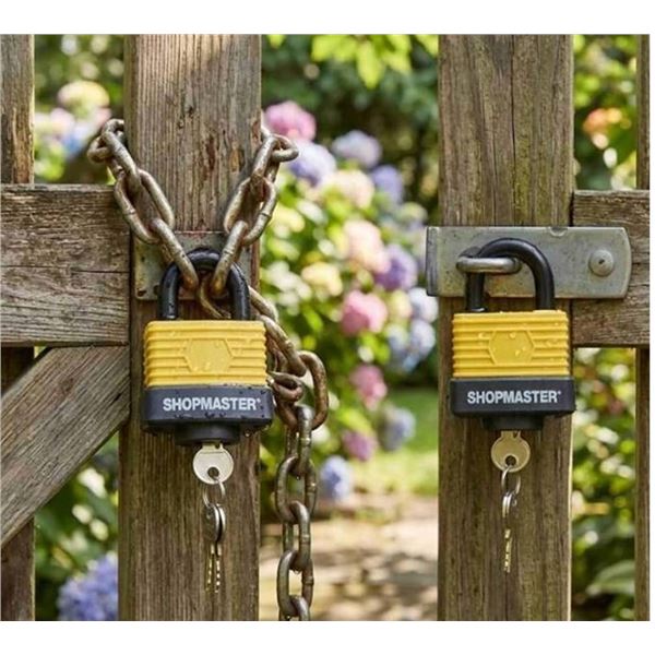 ShopMaster 2-Pack Weather Resistant Padlocks