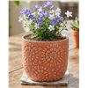 Image 1 : Stone & Beam Floral Embossed Planter Small
