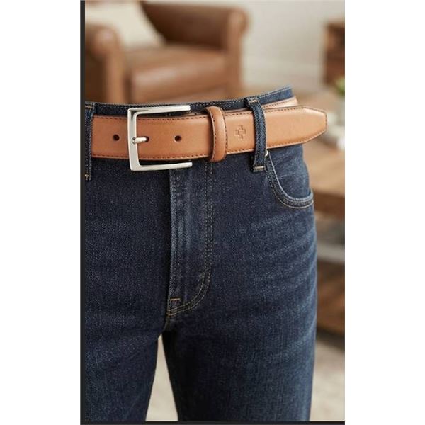Enzo Angiolini Men's Leather Belt M/M 32-34