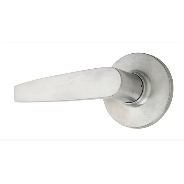 Kwikset Safe Lock Passage Lever Satin Chrome