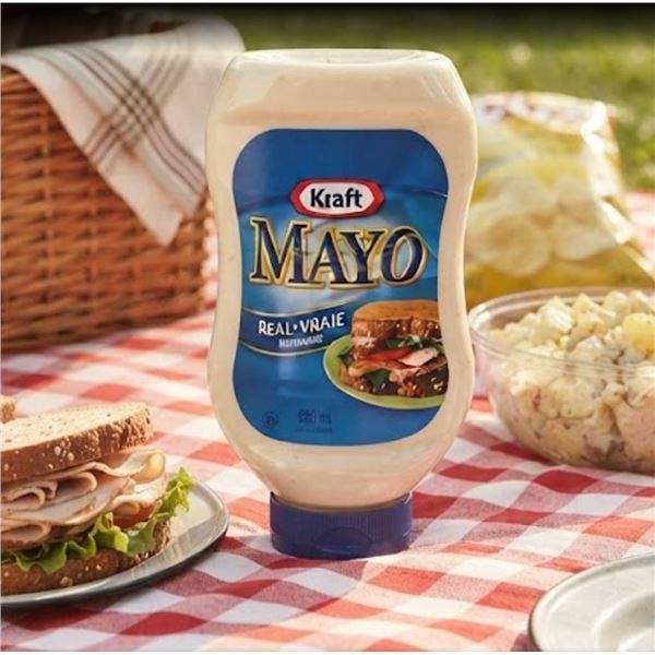 Kraft Mayo Mayonnaise 6 x 650ml Bottles