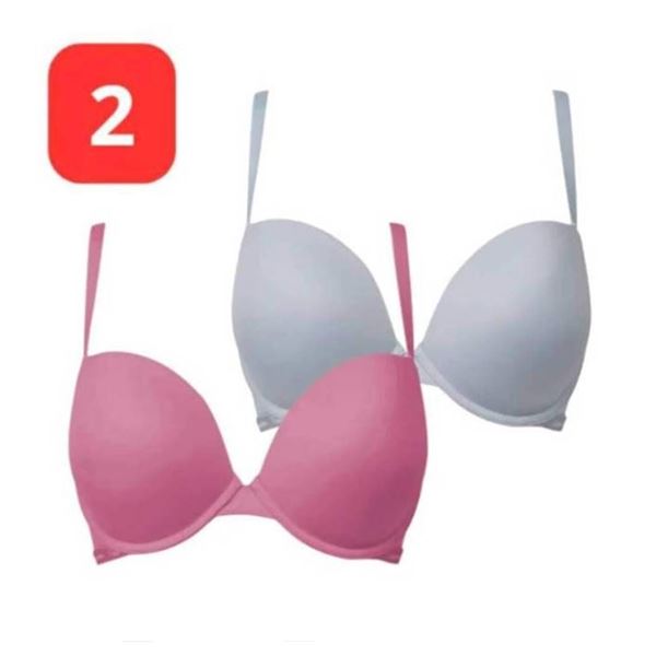 Calvin Klein 2 Pack Push Up Plunge Bras 36D