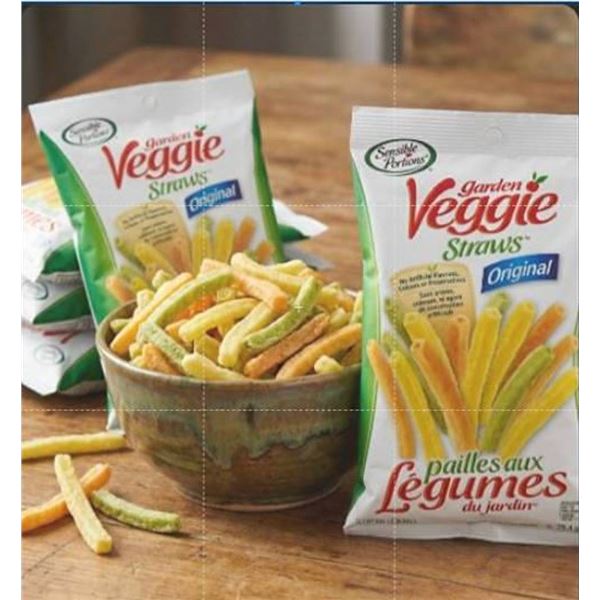 Sensible Portions Veggie Straws 18 x 28.4g
