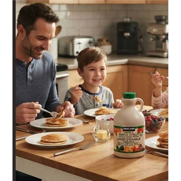 Kirkland Organic Maple Syrup, 1L, 2 Bottles